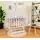 Bebeconfor Amedan White Color Basket Cradle With Grey Bumper ახალშობილის საწოლი