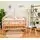 Heyner  Tutku Wood Natural Sleeping Set Star Cream ახალშობილის საწოლი