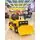 Excavator Yellow - ელექტრო ტრაქტორი კაუჩუკის საბურავებით
