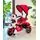 BABY HOPE LITTLE PANDA TRICYCLE (RED/BLACK)  სამთვლიანი ველო-ეტლი პანდა, 2 image