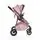 Cangaroo Baby stroller Milan pink საბავშვო ტრანსფორმერი ეტლის კომპლექტი, 6 image