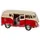 Diecast Metal Collection 1963 Volkswagen T1 Bus 12cm.  სათამაშო ვინტაჟური საკოლექციო მანქანა, 4 image