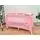 KikkaBoo Day & Night Pink Rabbit 2 levels საწოლ-მანეჟი