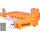 NERF Minecraft Pillager's Crossbow F4415  ბლასტერი რბილი ტყვიებით