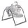 Cangaroo Electric swing Zazu grey ელექტრო შეზლონგი