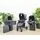 KikkaBoo Madrid 4in1 Black Melange საბავშვო ეტლის კომპლექტი