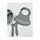 Bebekevi LUX SILICONE NUTRITION SET 1231 Grey სილიკონის საბავშვო ჭურჭლის ნაკრები, 4 image