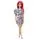 Barbie Fashionistas Doll With Red Hair And Striped Dress GRB56 ბარბის თოჯინა წითელი თმებით, 3 image