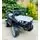 Polaris Mini Jeep White  - ელექტრო მანქანა კაუჩუკის საბურავებით