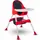 Baby Hope Royal Feeding Chair Red საკვები სკამ-მაგიდა, 3 image
