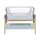 KikkaBoo Nanna Mint Wood ახალშობილის საწოლი, 8 image