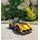 Sport Style Electric Car Painting Golden - ელექტრო მანქანა ტყავის სავარძლით
