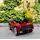 Ferrari Electric Car Painting Red - ელექტრო მანქანა კაუჩუკის საბურავებით და ტყავის სავარძლით, 5 image