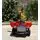 Vintage Electric Car Red  - ელექტრო მანქანა კაუჩუკის საბურავებით და ტყავის სავარძლით, 2 image