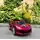 Ferrari Electric Car Painting Red - ელექტრო მანქანა კაუჩუკის საბურავებით და ტყავის სავარძლით