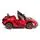 KikkaBoo Officially Licensed Lamborgini Sian Red - ელექტრო მანქანა კაუჩუკის საბურავებით და ტყავის სავარძლით, 4 image