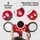 Toy Zest Electronic Drum Red - სათამაშო ელექტრო დრამი, 3 image