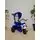 BABY HOPE LITTLE PANDA TRICYCLE BLUE  სამთვლიანი ველო-ეტლი პანდა, 2 image