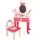 Wooden Dresser Set With Accsesoriess  - ხის საბავშვო ტრილიაჟი აქსესუარებით