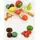 Wooden chopping board set with wooden knife - ხის სათამაშო დასაჭრელი ბოსტნეული, 4 image