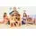 Wooden Doll House With Accsesoriess  - ხის თოჯინის სახლი ავეჯით, 3 image