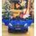 Mercedes Benz Painting Blue - ელექტრო მანქანა ტყავის სავარძლით და კაუჩუკის საბურავებით, 2 image