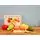 Wooden chopping board set with wooden knife - ხის სათამაშო დასაჭრელი ხილი