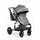 Cangaroo Gala 3in1 Black Leather With Panther Car Seat საბავშვო ტრანსფორმერი ეტლის კომპლექტი, 2 image