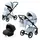 Adamex Quantum Star Collection საბავშვო ეტლის 3x1 კომპლექტი
