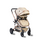 Cangaroo Ciara Beige New 2in1 საბავშვო ტრანსფორმერი ეტლი, 8 image