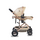 Cangaroo Ciara Beige New 2in1 საბავშვო ტრანსფორმერი ეტლი, 10 image
