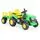 Moni Tractor With Trailer Rancher Green - სათამაშო ელექტრო ტრაქტორი მისაბმელით