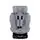 KikkaBoo i-Felix i-SIZE Light Grey  - მანქანის სავარძელი (ქარსითი), 3 image