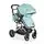 Cangaroo Ciara Turquoise With Black 3 In 1 Set With Multi Carseat საბავშვო ტრანსფორმერი ეტლის კომპლექტი, 5 image