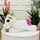 Koopman Fluffy Unicorn White - რბილი სათამაშო უნიქორნი