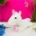 Koopman Fluffy Unicorn White - რბილი სათამაშო უნიქორნი