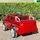 Mercedes Benz G63 AMG Painted Red - ელექტრო მანქანა კაუჩუკის საბურავებით და ტყავის სავარძლით, 4 image