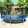 Metal & Plastic Trampoline 427cm With Ladder 14FT - ბატუტი, 3 image