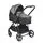 Moni 3 In 1 Set Marbella Grey საბავშვო ტრანსფორმერი ეტლის კომპლექტი, 2 image