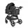 Moni 3 In 1 Set Tokyo Black With Multi Car Seat საბავშვო ტრანსფორმერი ეტლის კომპლექტი, 6 image