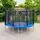 Metal & Plastic Trampoline With Ladder 305cm 10FT - ბატუტი