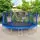 Metal & Plastic Trampoline With Ladder 427cm 14FT - ბატუტი