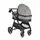 Moni 3 In 1 Set Tokyo Grey With Multi Car Seat საბავშვო ტრანსფორმერი ეტლის კომპლექტი, 6 image
