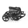 Moni 3 In 1 Set Tokyo Grey With Multi Car Seat საბავშვო ტრანსფორმერი ეტლის კომპლექტი, 12 image