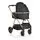 Cangaroo Baby Stroller 4 in 1 Hydra Black - საბავშვო ეტლის კომპლექტი, 16 image