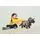 LARGE TOY TRICERATOPS DINOSAUR MODEL WITH IC BROWN HY608 გადასაჯდომი დინოზავრი