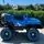 Mercedes Jeep Electric Car Blue - ელექტრო მანქანა კაუჩუკის საბურავებით, 4 image