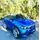 BMW X6 Electric Car Painted Blue - ელექტრო მანქანა კაუჩუკის საბურავებით