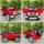 Toyota Off Road Electric Car Painted Red - ელექტრო მანქანა კაუჩუკის საბურავებით