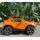 Lamborghini Electric Car Orange - ელექტრო მანქანა კაუჩკის საბურავებით და ტყავის სავარძლით, 5 image